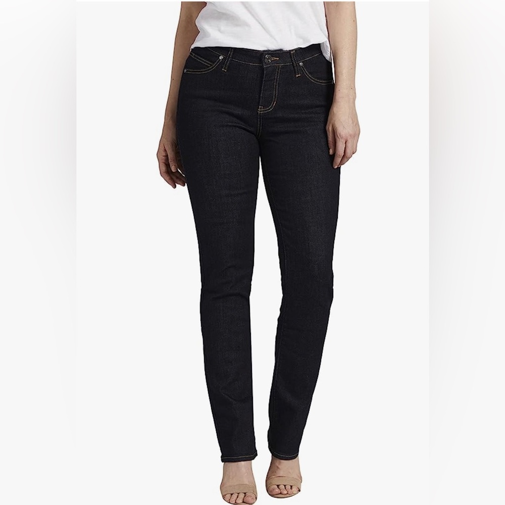 Jag Jeans Women's Ruby Mid Rise Straight Leg Jeans "space blue"